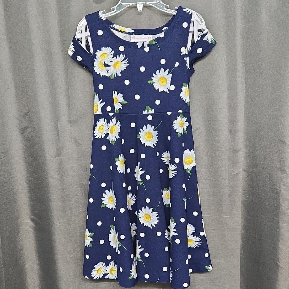 Like-New Bonnie Jean White and Yellow Casual Sundress